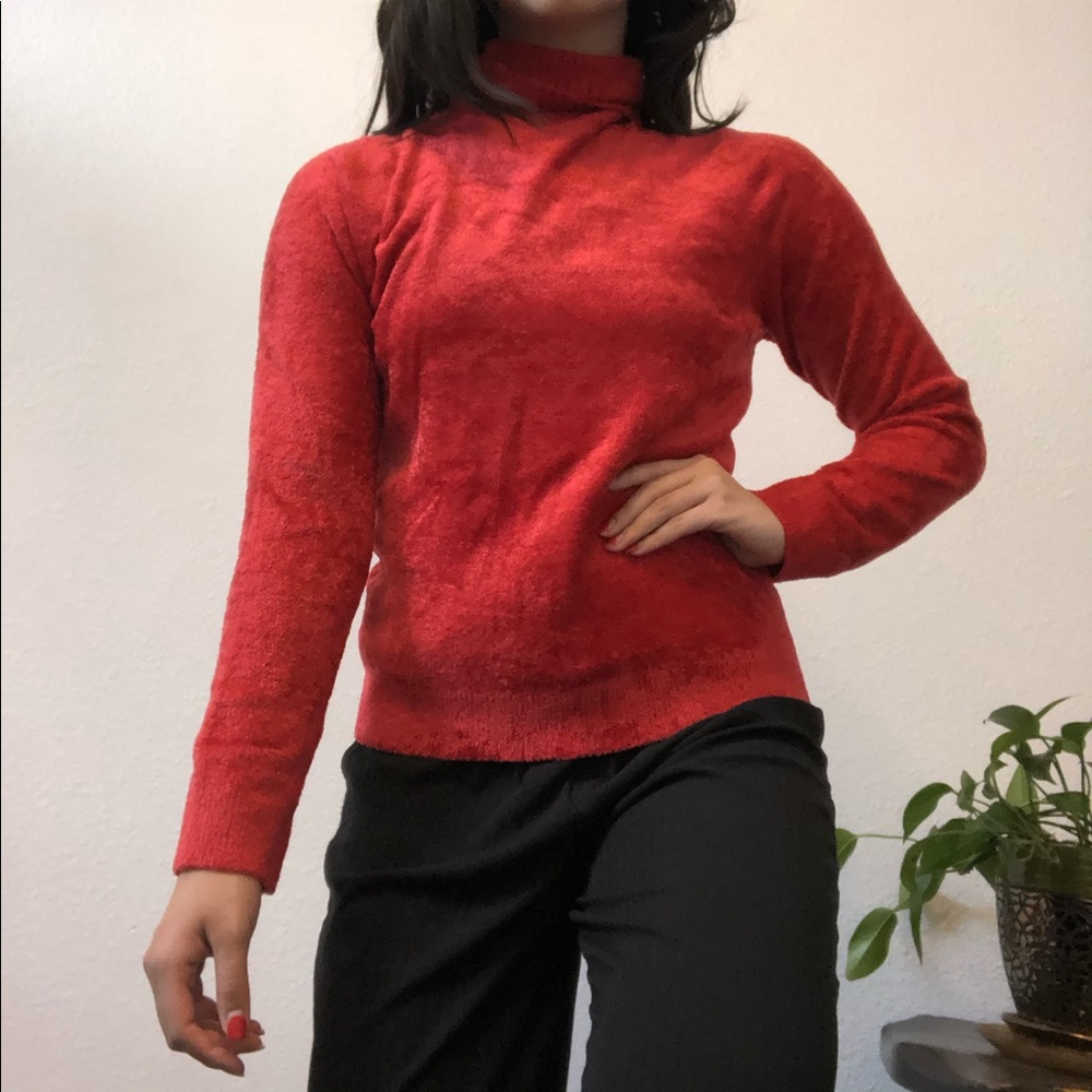 Red Turtle Neck - image 3